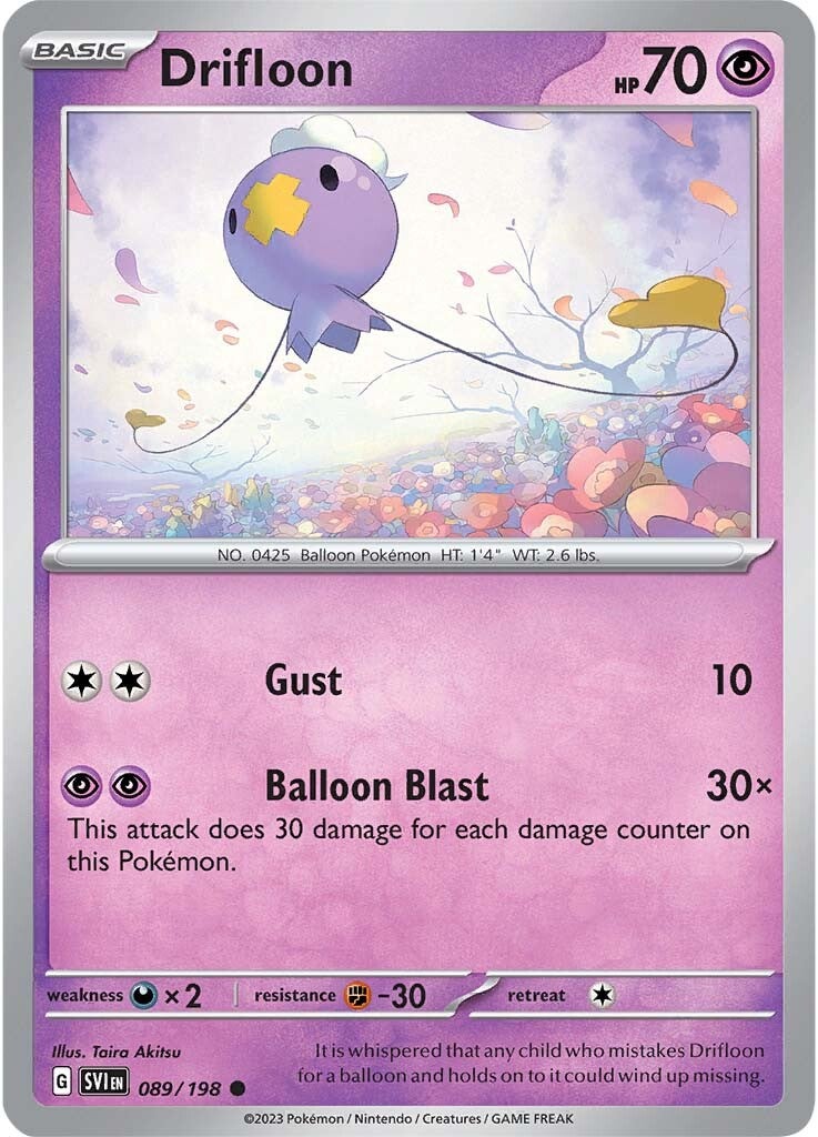 Drifloon (089/198) [Scarlet & Violet: Base Set] | Amazing Games TCG