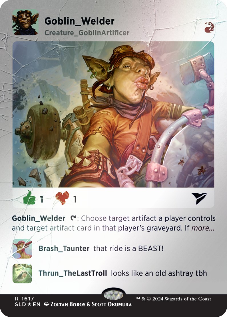 Goblin Welder (Rainbow Foil) [Secret Lair Drop Series] | Amazing Games TCG