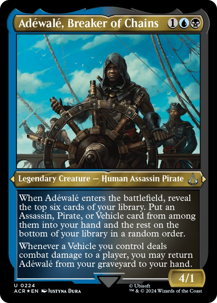 Adewale, Breaker of Chains (Foil Etched) [Assassin's Creed] | Amazing Games TCG