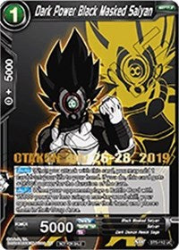 Dark Power Black Masked Saiyan (OTAKON 2019) (BT5-112_PR) [Promotion Cards] | Amazing Games TCG
