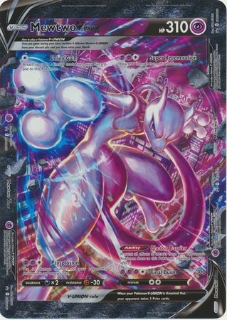 Mewtwo V-Union (Jumbo Card) [Sword & Shield: Black Star Promos] | Amazing Games TCG