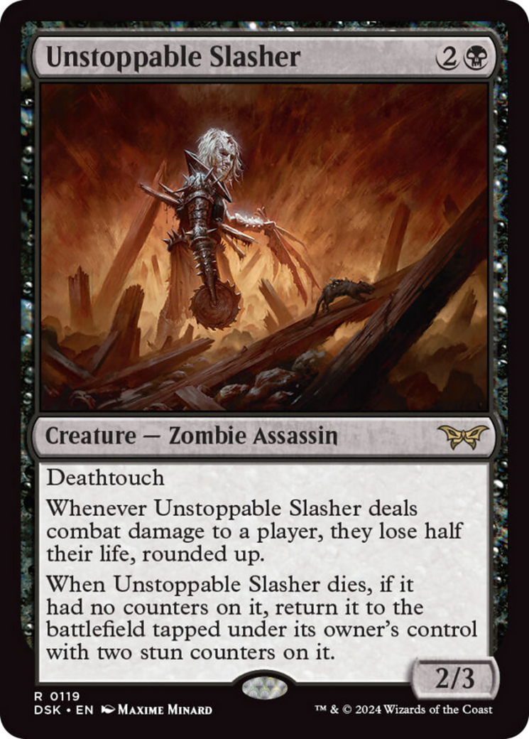 Unstoppable Slasher (0119) [Duskmourn: House of Horror] | Amazing Games TCG