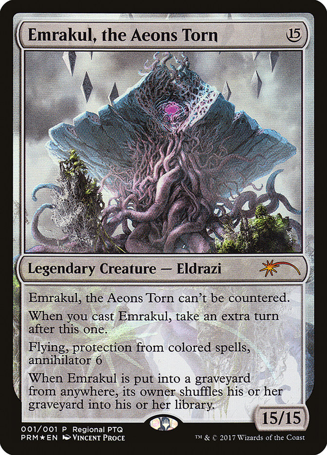 Emrakul, the Aeons Torn (Regional PTQ) [Pro Tour Promos] | Amazing Games TCG