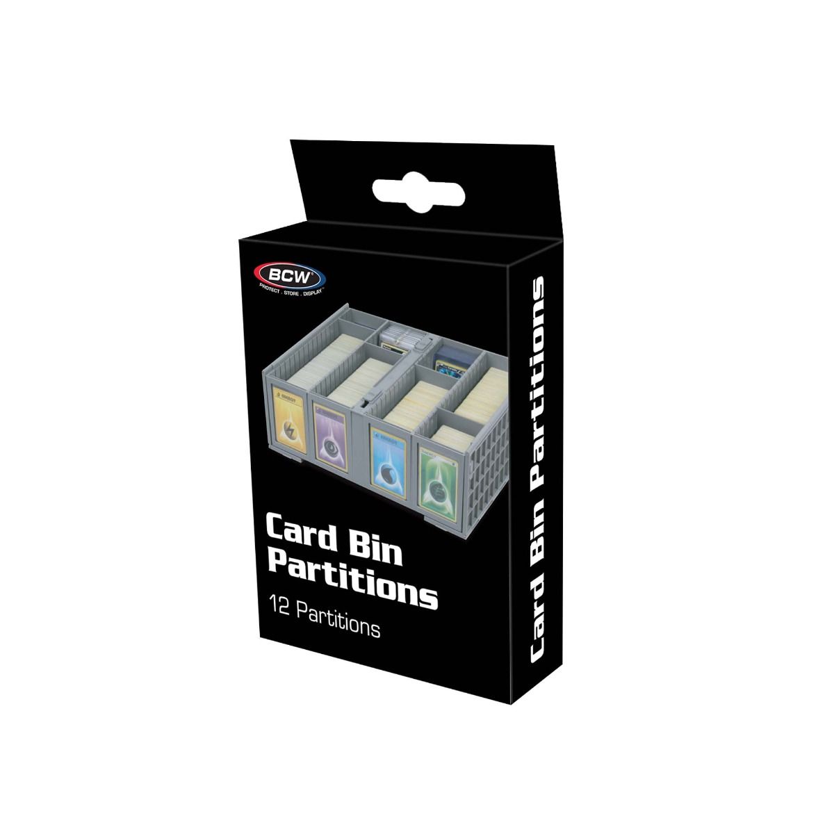 Collectible Card Bin Partitions