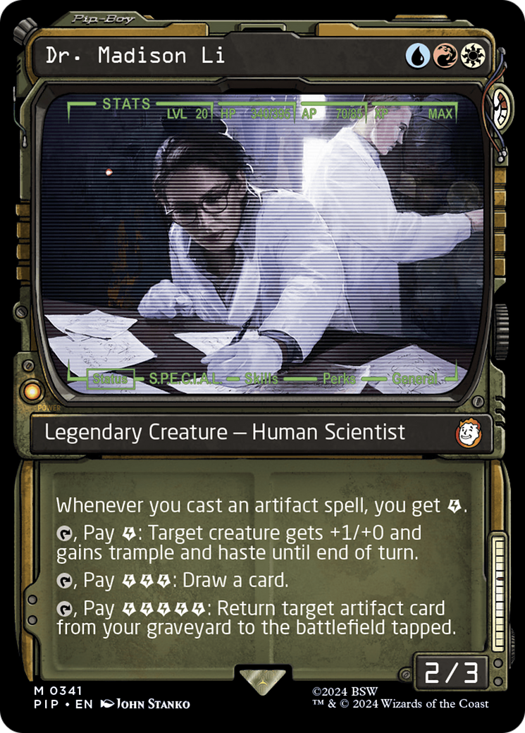 Dr. Madison Li (Showcase) [Fallout] | Amazing Games TCG