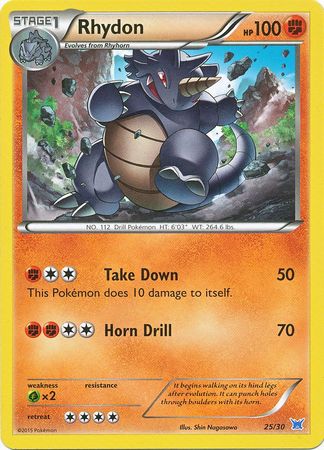 Rhydon (25/30) [XY: Trainer Kit 2 - Latios] | Amazing Games TCG