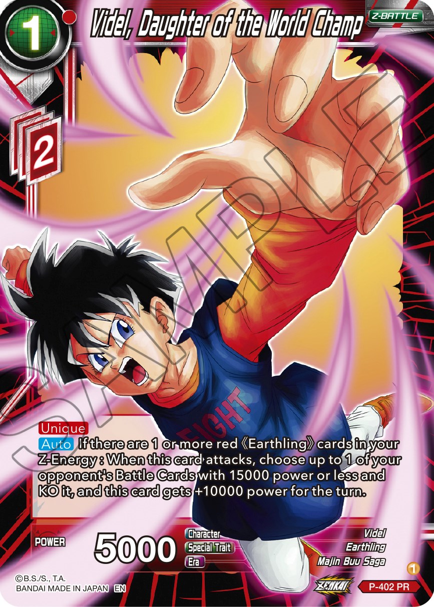 Videl, Daughter of the World Champ (P-402) [Promotion Cards] | Amazing Games TCG
