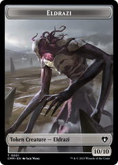 Eldrazi // Knight Double-Sided Token [Commander Masters Tokens] | Amazing Games TCG