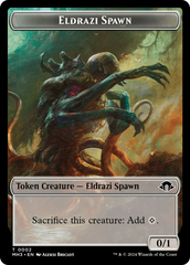 Eldrazi Spawn // Fanatic of Rhonas Double-Sided Token [Modern Horizons 3 Tokens] | Amazing Games TCG