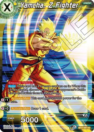 Yamcha, Z Fighter (BT17-087) [Ultimate Squad] | Amazing Games TCG