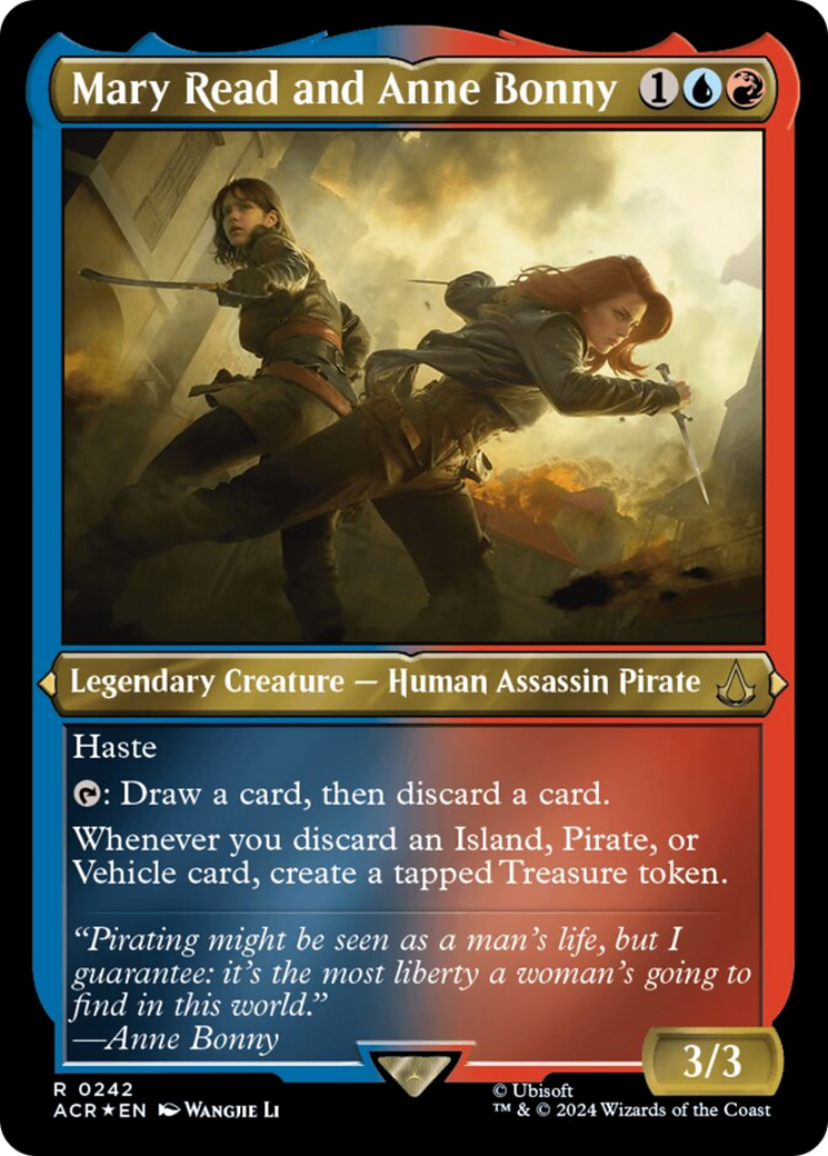 Mary Read and Anne Bonny (Foil Etched) [Assassin's Creed] | Amazing Games TCG
