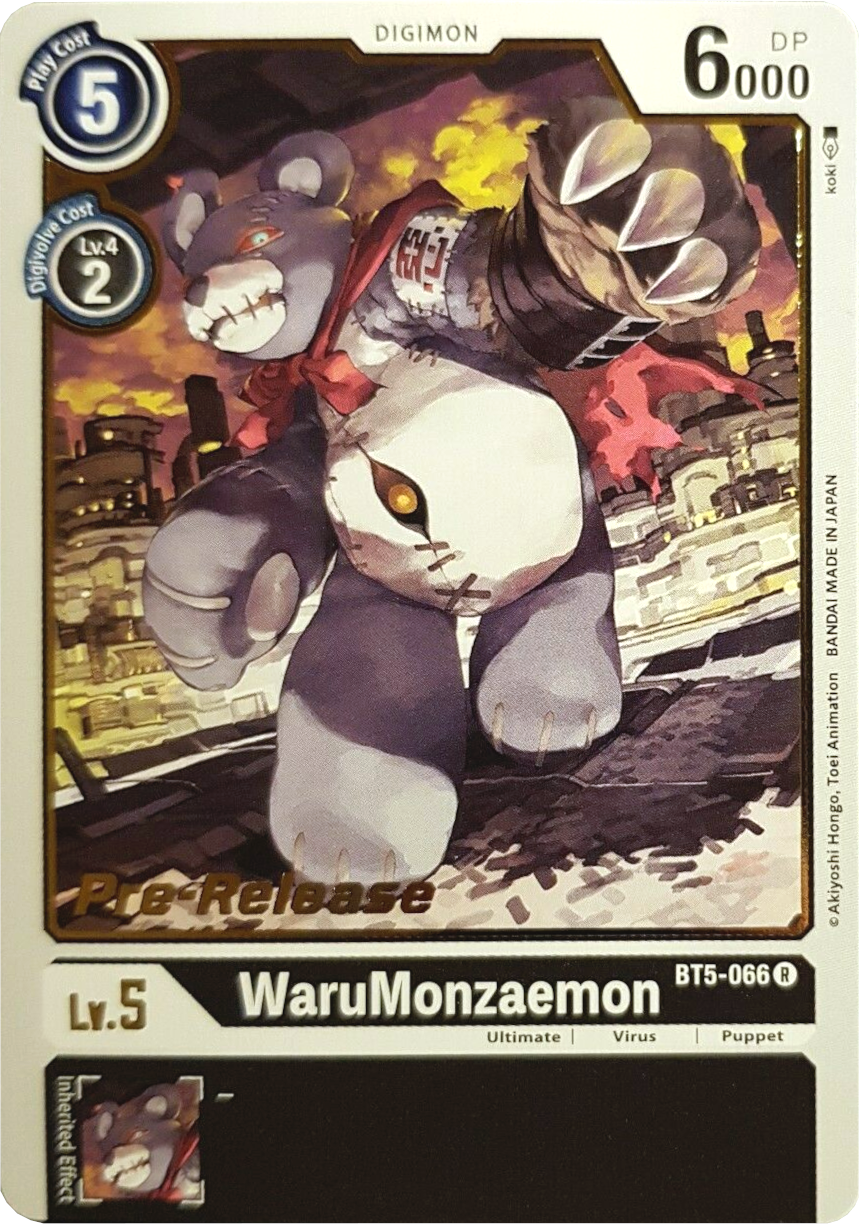 WaruMonzaemon [BT5-066] [Battle of Omni Pre-Release Promos] | Amazing Games TCG