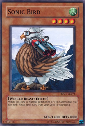 Sonic Bird [RP01-EN075] Common | Amazing Games TCG