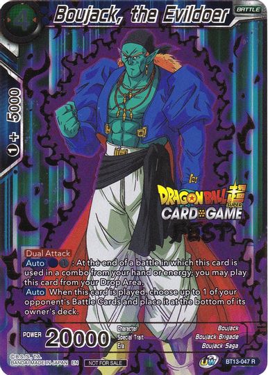 Boujack, the Evildoer (Card Game Fest 2022) (BT13-047) [Tournament Promotion Cards] | Amazing Games TCG