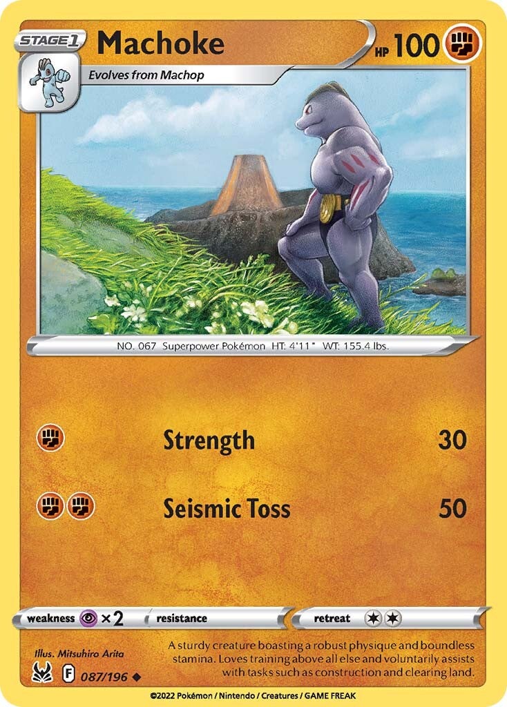 Machoke (087/196) [Sword & Shield: Lost Origin] | Amazing Games TCG