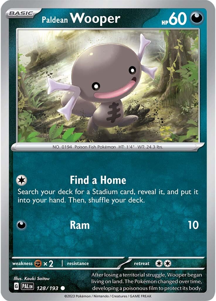 Paldean Wooper (128/193) [Scarlet & Violet: Paldea Evolved] | Amazing Games TCG