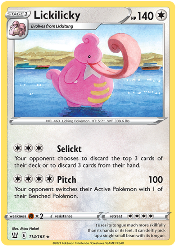 Lickilicky (114/163) [Sword & Shield: Battle Styles] | Amazing Games TCG