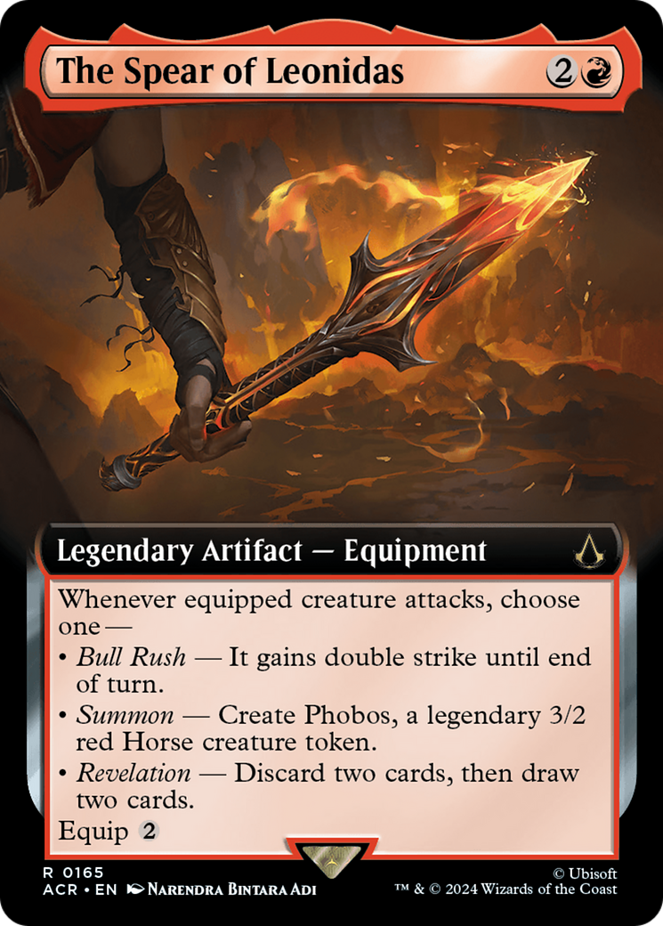 The Spear of Leonidas (Extended Art) [Assassin's Creed] | Amazing Games TCG