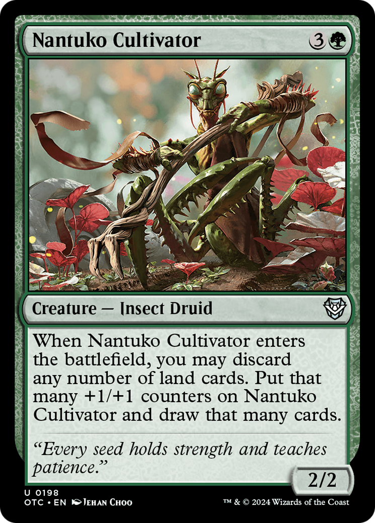 Nantuko Cultivator [Outlaws of Thunder Junction Commander] | Amazing Games TCG