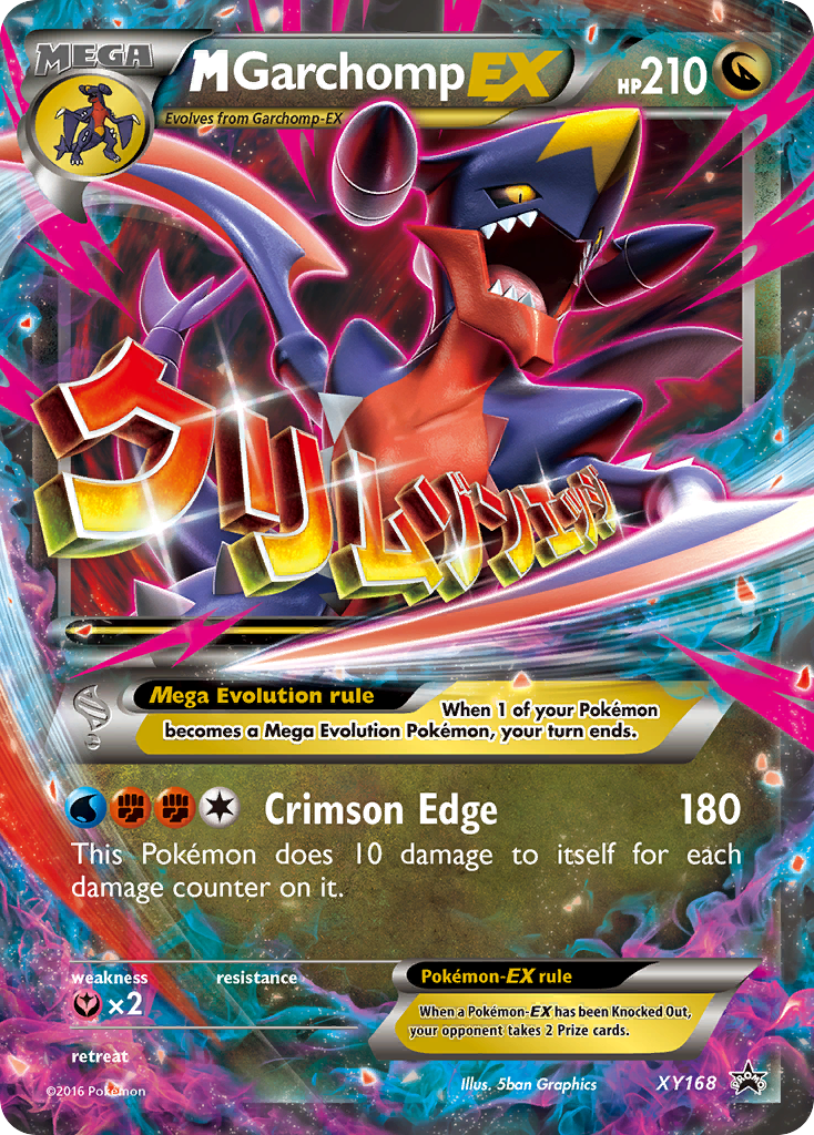 M Garchomp EX (XY168) [XY: Black Star Promos] | Amazing Games TCG