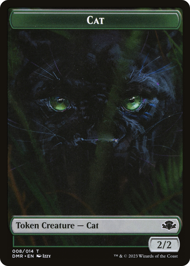 Cat Token (008) [Dominaria Remastered Tokens] | Amazing Games TCG