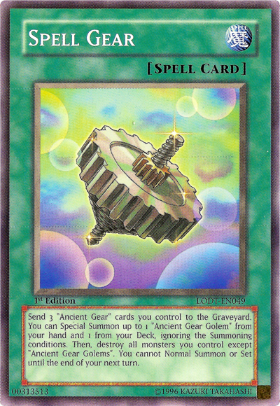 Spell Gear [LODT-EN049] Common | Amazing Games TCG