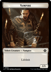 Vampire // Skeleton Pirate Double-Sided Token [The Lost Caverns of Ixalan Tokens] | Amazing Games TCG