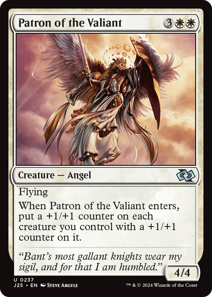 Patron of the Valiant [Foundations Jumpstart] | Amazing Games TCG