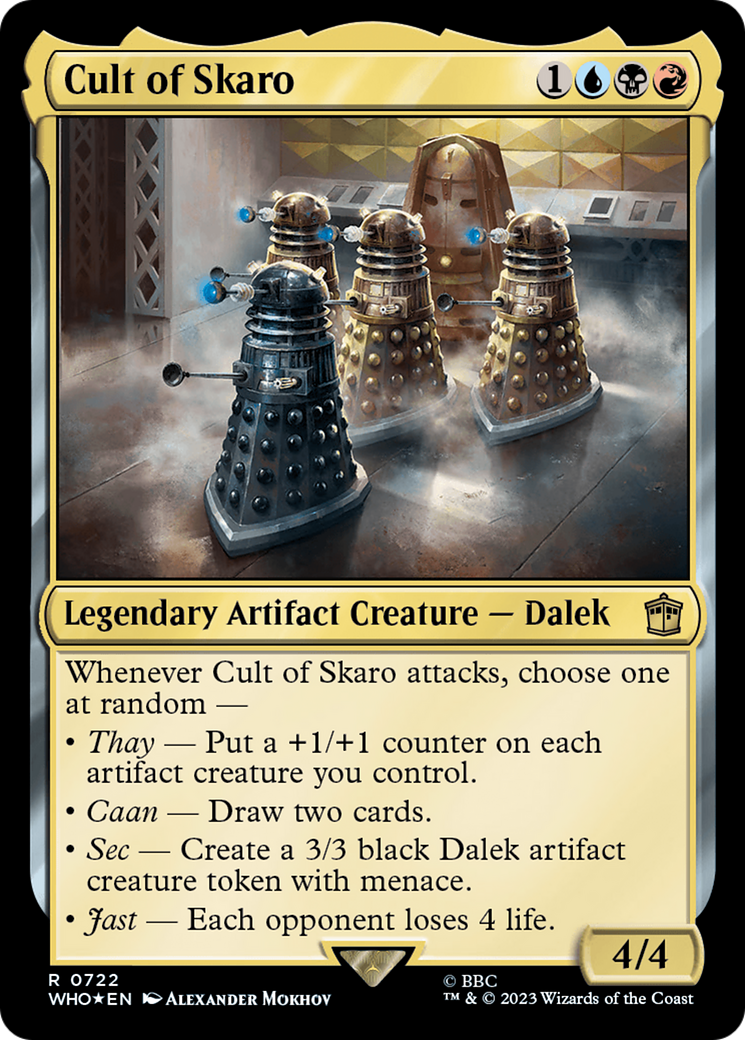 Cult of Skaro (Surge Foil) [Doctor Who] | Amazing Games TCG