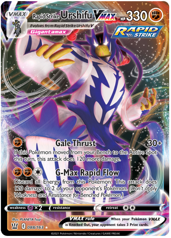 Rapid Strike Urshifu VMAX (088/163) [Sword & Shield: Battle Styles] | Amazing Games TCG