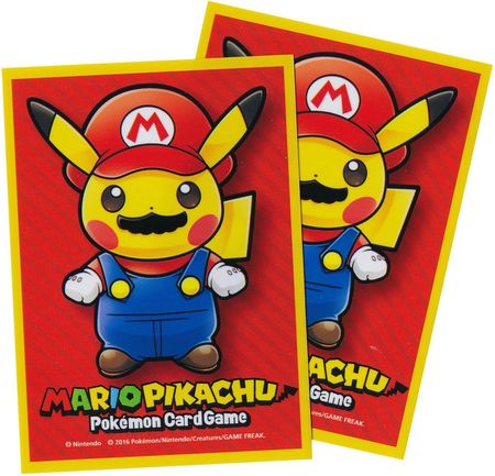 Pokemon Sleeves: Mario Pikachu (64ct) | Amazing Games TCG