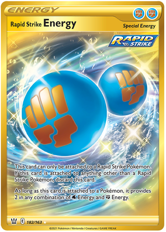 Rapid Strike Energy (182/163) [Sword & Shield: Battle Styles] | Amazing Games TCG