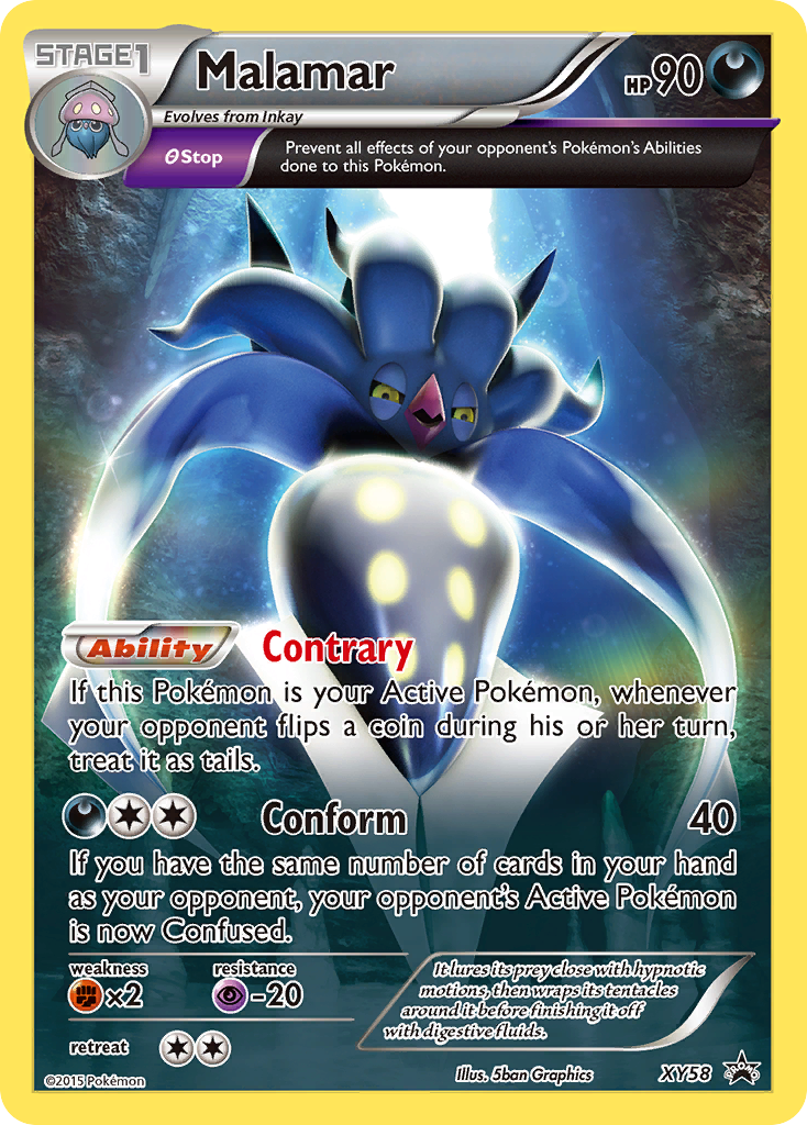 Malamar (XY58) [XY: Black Star Promos] | Amazing Games TCG