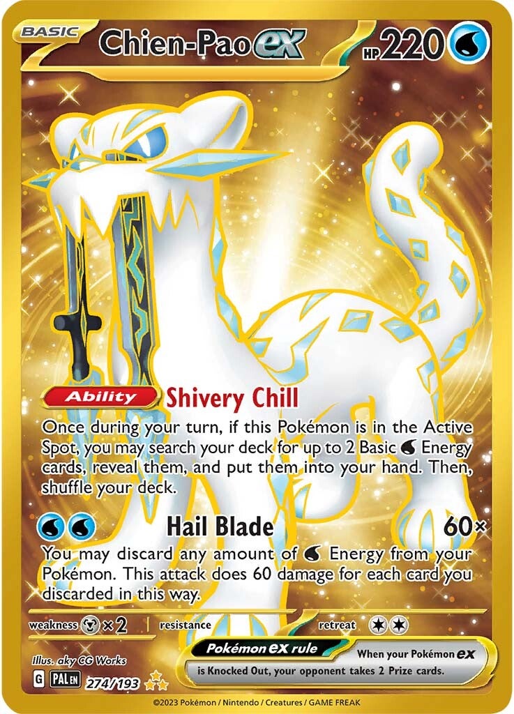 Chien-Pao ex (274/193) [Scarlet & Violet: Paldea Evolved] | Amazing Games TCG