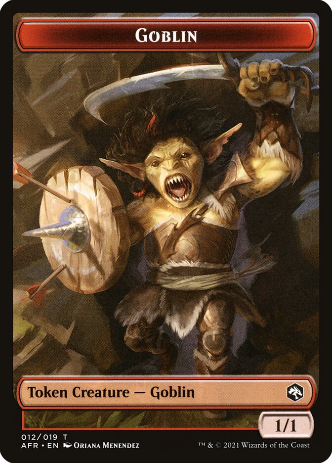 Lost Mine of Phandelver // Goblin Double-Sided Token [Dungeons & Dragons: Adventures in the Forgotten Realms Tokens] | Amazing Games TCG