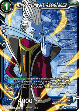 Whis, Stalwart Assistance (Unison Warrior Series Boost Tournament Pack Vol. 7 - Winner) (P-368) [Tournament Promotion Cards] | Amazing Games TCG