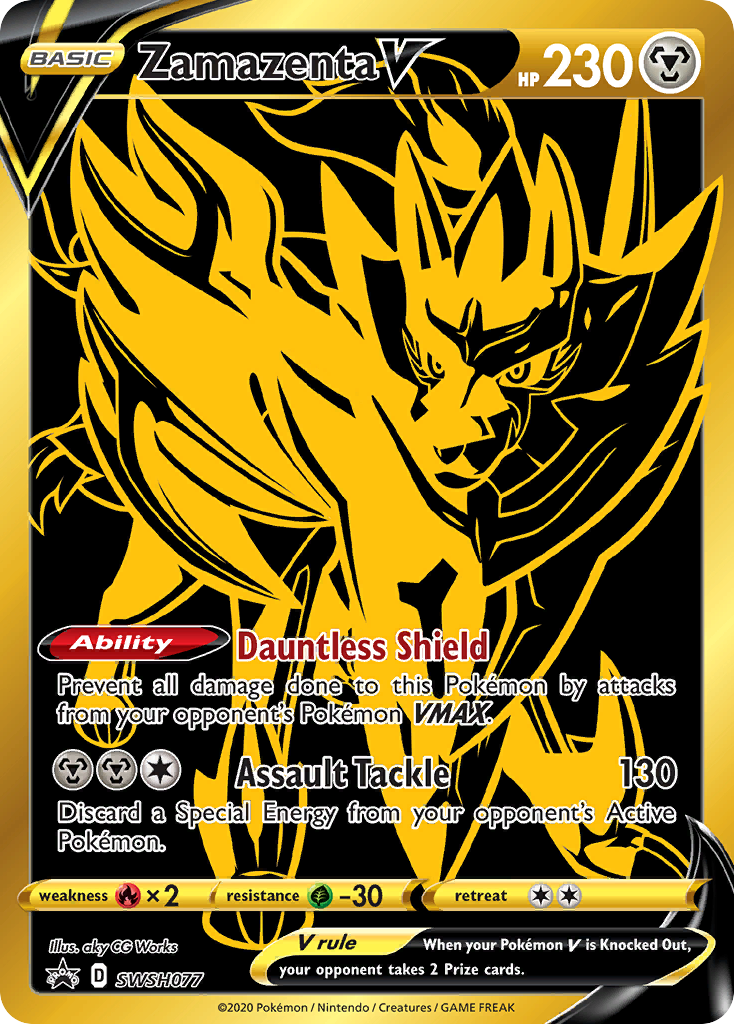 Zamazenta V (SWSH077) [Sword & Shield: Black Star Promos] | Amazing Games TCG