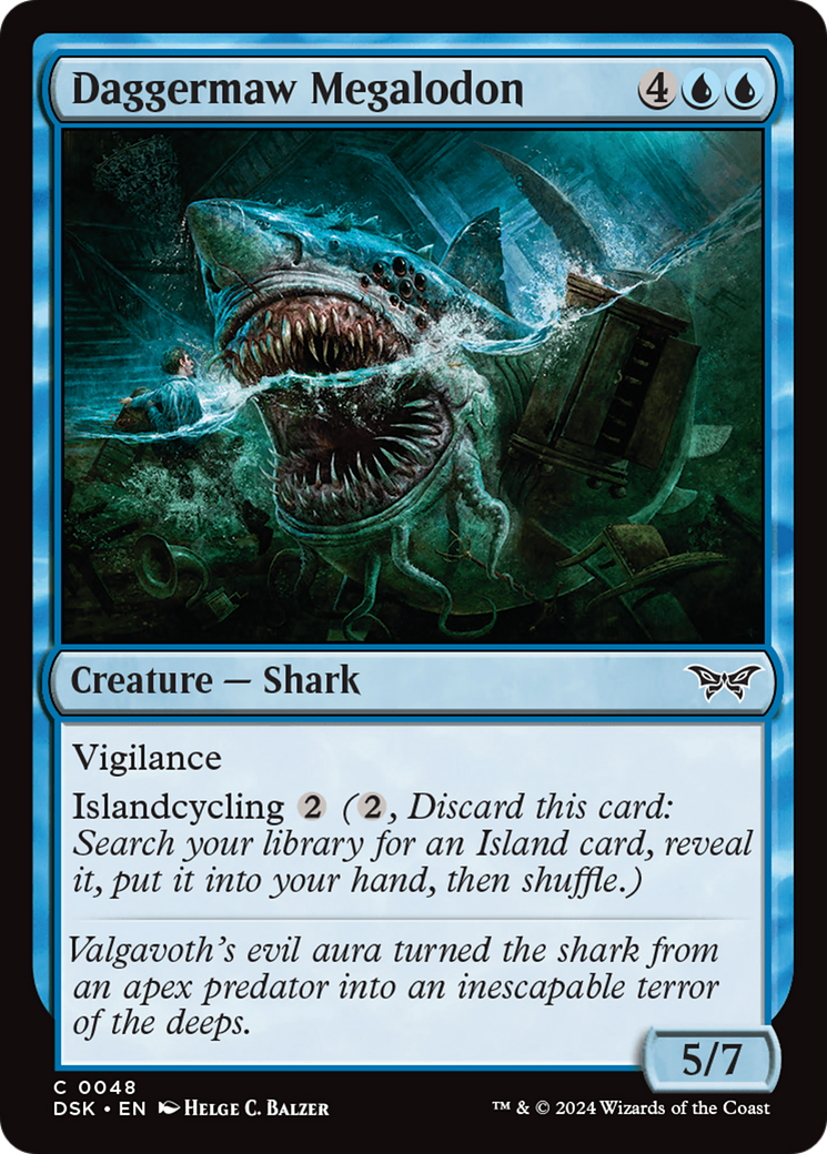 Daggermaw Megalodon [Duskmourn: House of Horror] | Amazing Games TCG