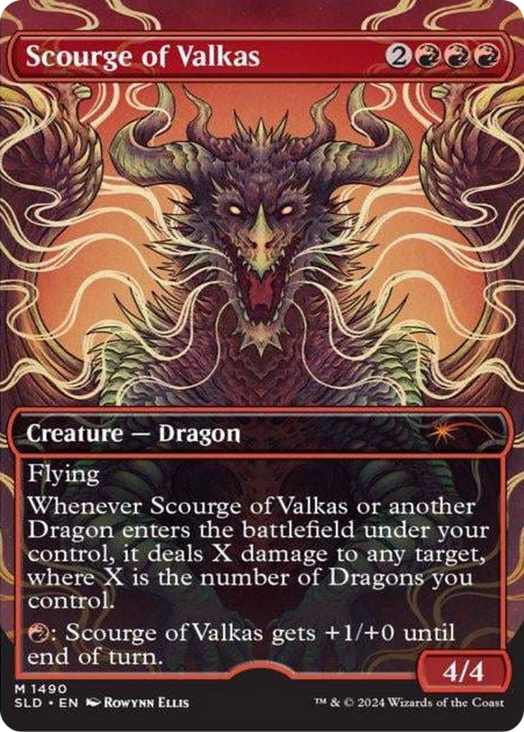 Scourge of Valkas (Rainbow Foil) [Secret Lair Drop Series] | Amazing Games TCG