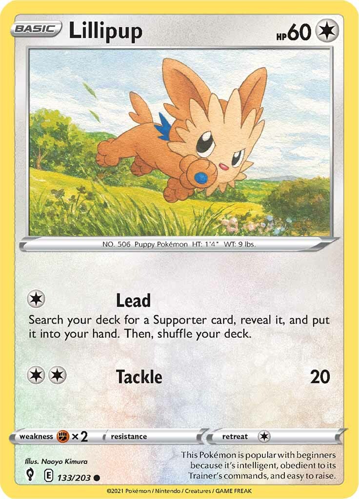 Lillipup (133/203) [Sword & Shield: Evolving Skies] | Amazing Games TCG