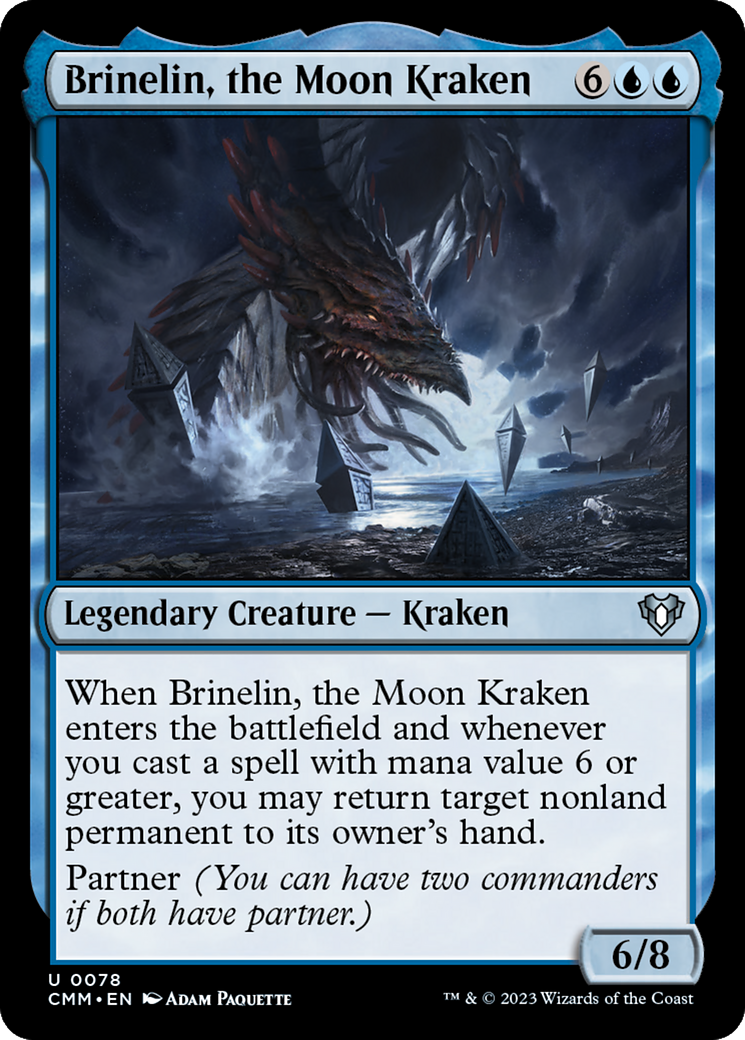 Brinelin, the Moon Kraken [Commander Masters] | Amazing Games TCG