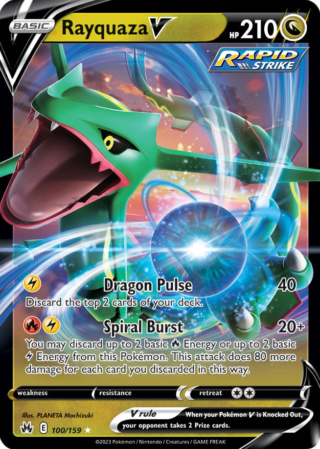 Rayquaza V 100/159 (Jumbo Card) [Sword & Shield: Evolving Skies] | Amazing Games TCG