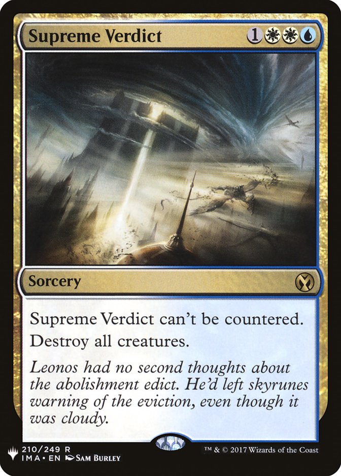 Supreme Verdict [Mystery Booster] | Amazing Games TCG