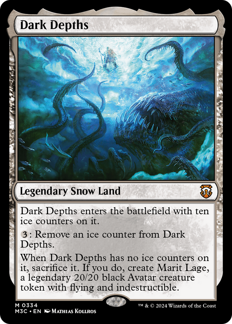 Dark Depths (Ripple Foil) [Modern Horizons 3 Commander] | Amazing Games TCG