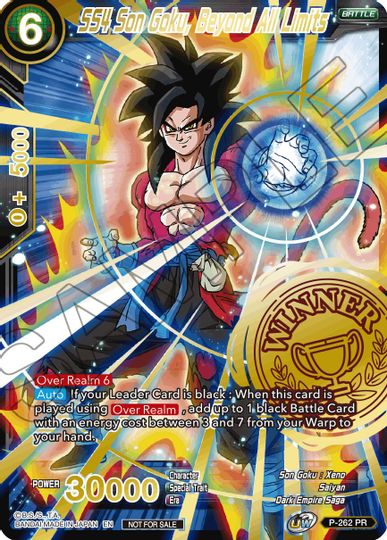 SS4 Son Goku, Beyond All Limits (Alternate Art Set 2021 Vol. 3) (P-262) [Tournament Promotion Cards] | Amazing Games TCG