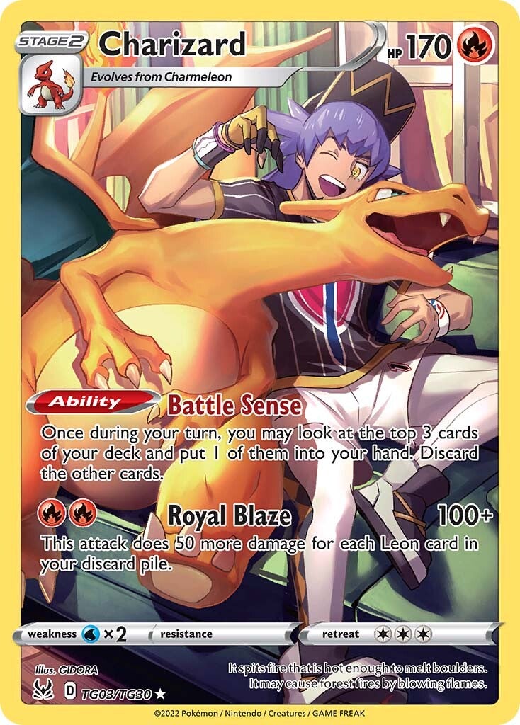 Charizard (TG03/TG30) [Sword & Shield: Lost Origin] | Amazing Games TCG