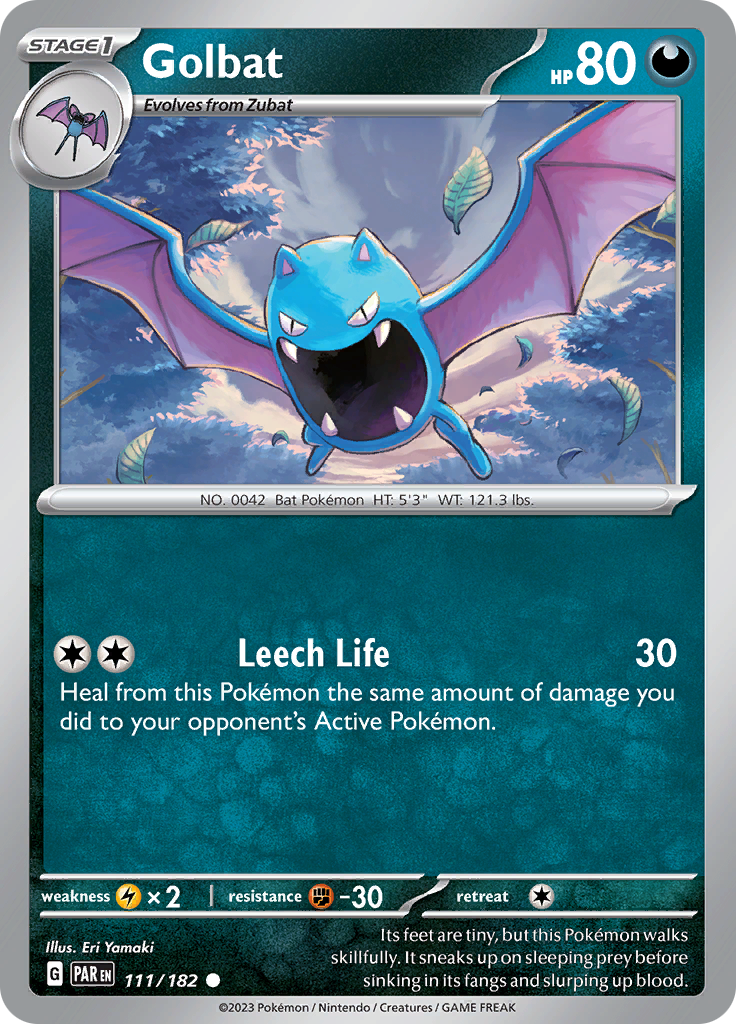 Golbat (111/182) [Scarlet & Violet: Paradox Rift] | Amazing Games TCG