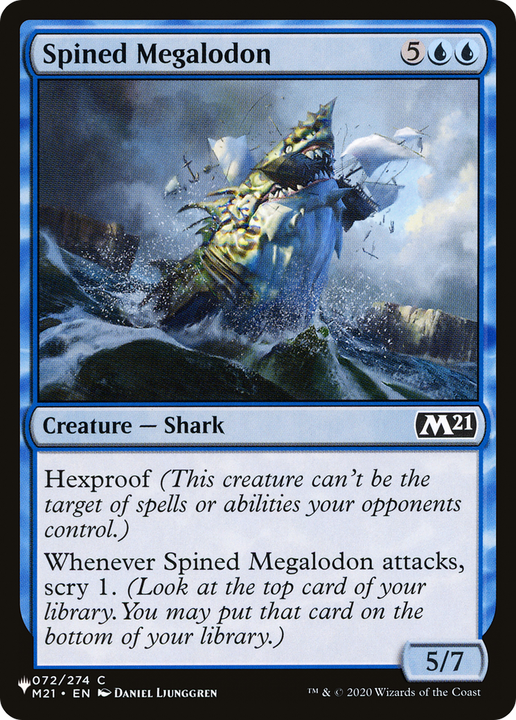 Spined Megalodon [The List Reprints] | Amazing Games TCG