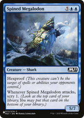 Spined Megalodon [The List Reprints] | Amazing Games TCG