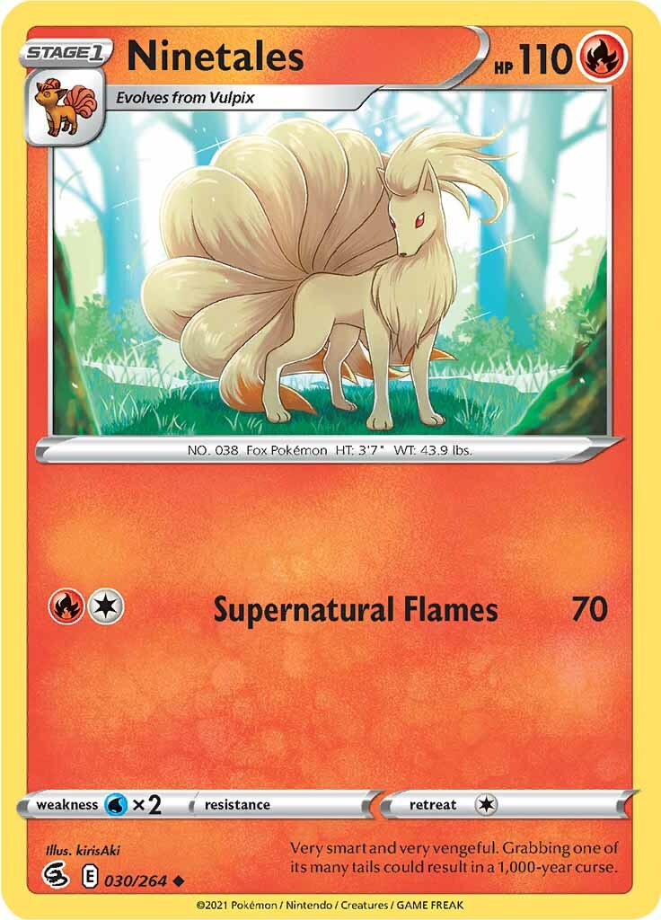 Ninetales (030/264) [Sword & Shield: Fusion Strike] | Amazing Games TCG